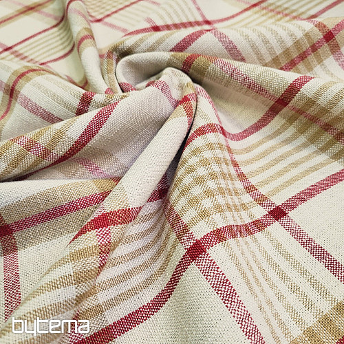 Dekorativna tkanina ANZOL RDEČA