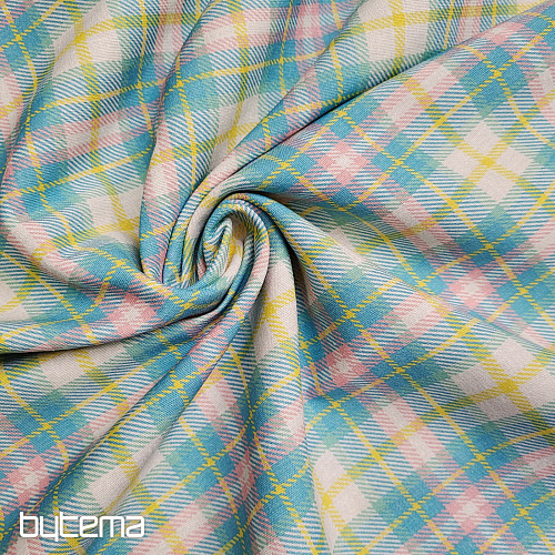 Dekorativna tkanina DEMER ZELENO ROZA