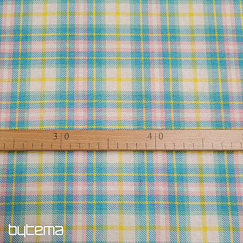 Dekorativna tkanina DEMER ZELENO ROZA