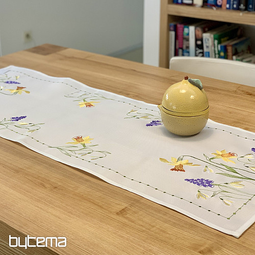 Vezen prt in šal NARCISA IN SNEŽNA HČI