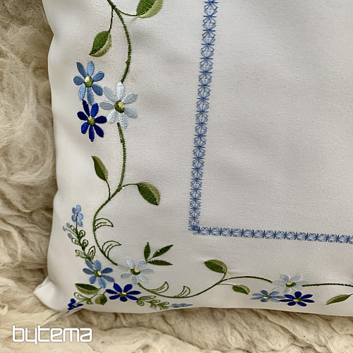 Vezena okrasna prevleka POZABLJENA CVET