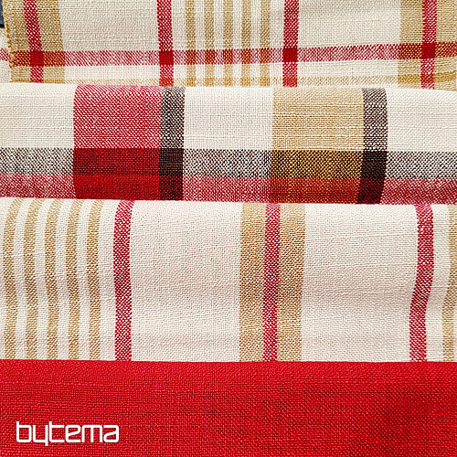 Dekorativna tkanina VALS RDEČA