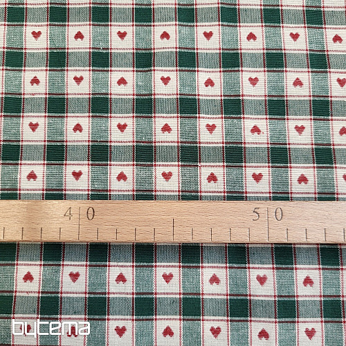 Dekorativna tkanina MAXI CORET zelena