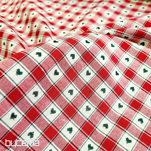 Dekorativna tkanina MAXI CORET rdeča