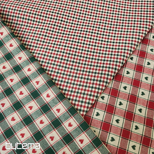 Dekorativna tkanina MAXI CORET rdeča