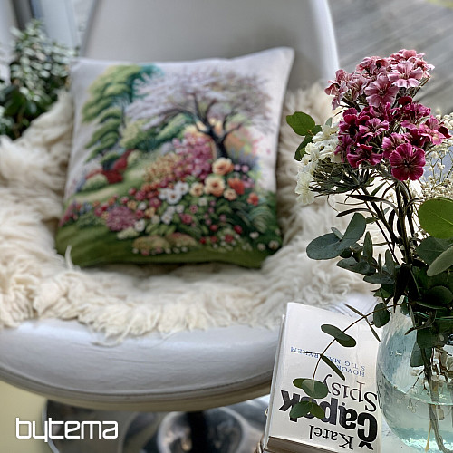 Prevleka za vzglavnik iz tapiserije TIHOŽITJE V PARKU