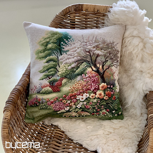 Prevleka za vzglavnik iz tapiserije TIHOŽITJE V PARKU