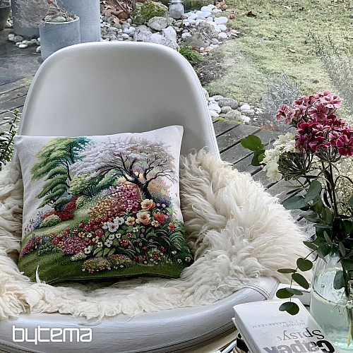 Prevleka za vzglavnik iz tapiserije TIHOŽITJE V PARKU