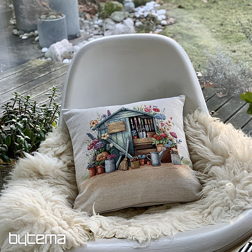 Prevleka za vzglavnik iz tapiserije VRTNA LOPA