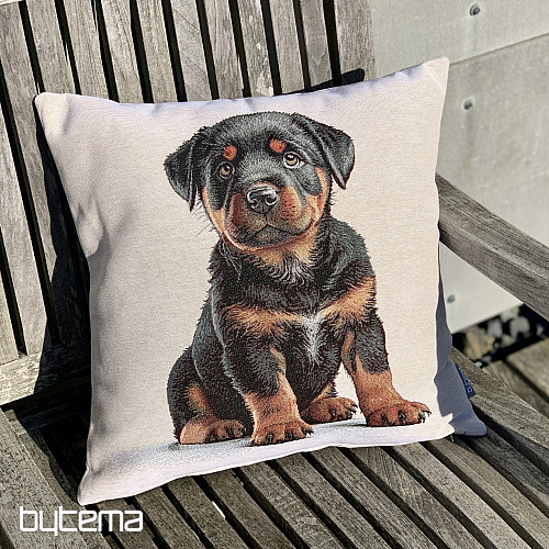 Tapiserijska prevleka za vzglavnik ROTTWEILER PUPPY