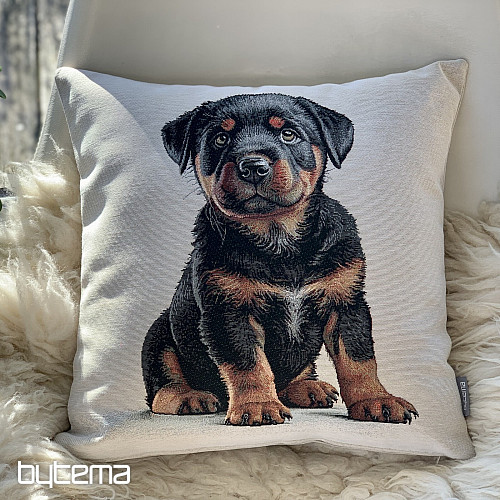 Tapiserijska prevleka za vzglavnik ROTTWEILER PUPPY