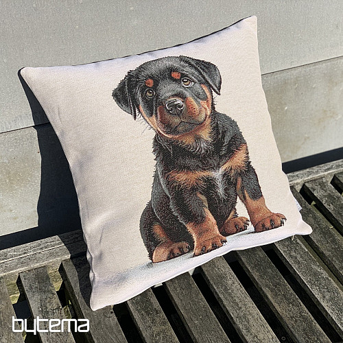 Tapiserijska prevleka za vzglavnik ROTTWEILER PUPPY