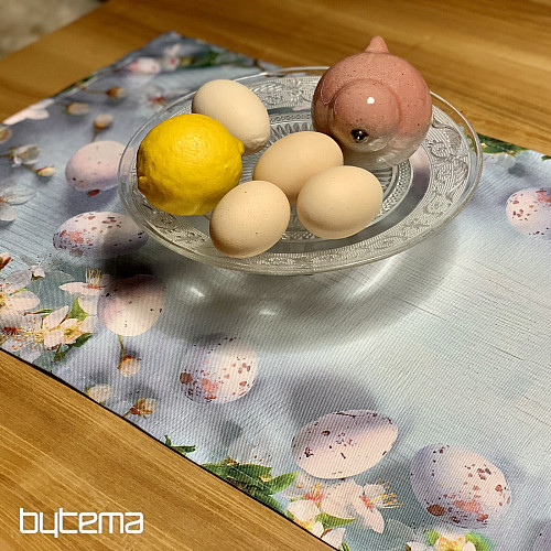 Prt in šal VELIKA NOČ s cvetjem