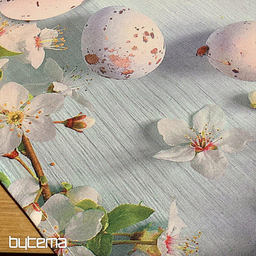 Prt in šal VELIKA NOČ s cvetjem