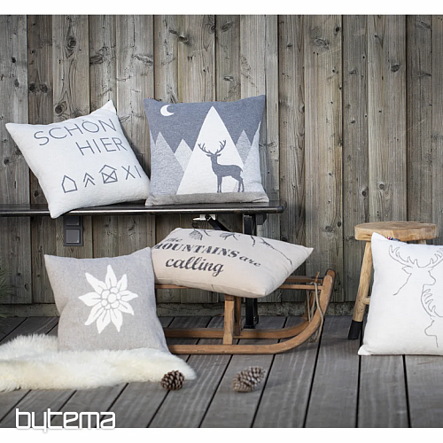 Dekorativni pokrov DF JELEN SILVRETTA siv