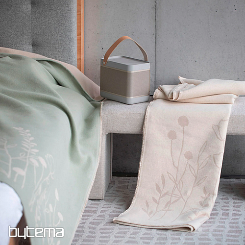 Odeja AMBER FLOWERS bež