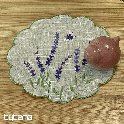 Vezen prt in šal LAVENDER