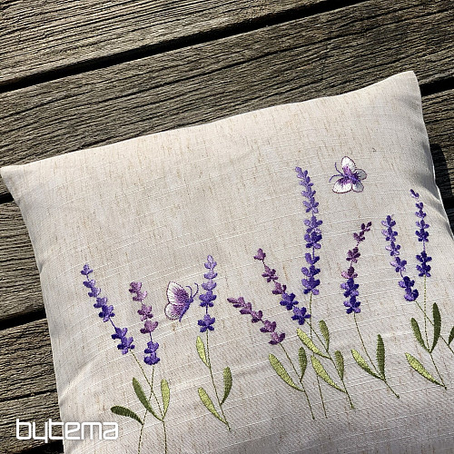 Vezena prevleka za vzglavnik LAVENDER