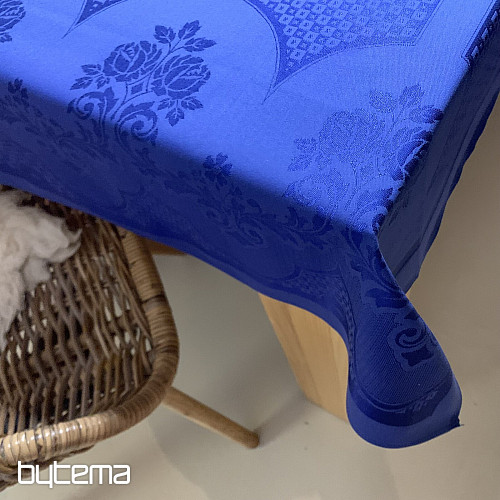 Prt DAMASK temno moder 130 x 230