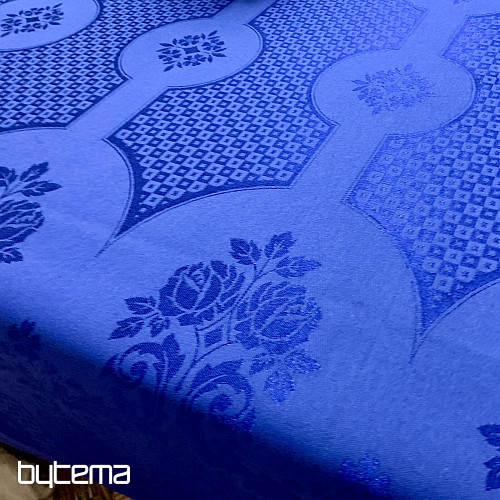 Prt DAMASK temno moder 130 x 230