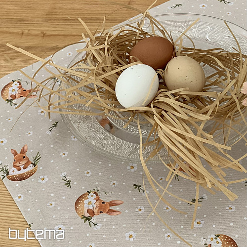 Velikonočni prt in šal ZAJČEK NELA