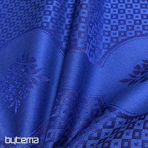 Prt DAMASK temno moder 140 x 220