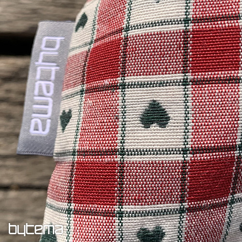 Dekorativna prevleka za vzglavnik MAXI CORET rdeča