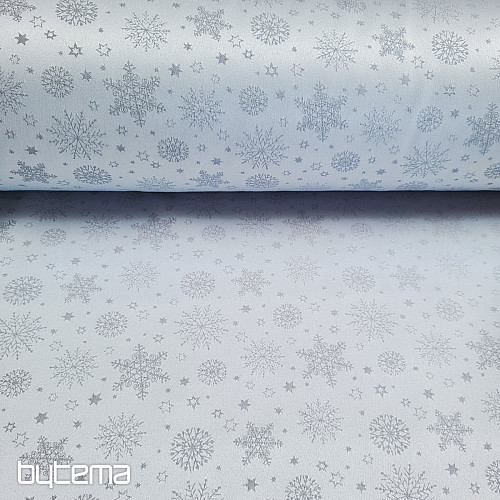 Dekorativna enobarvna tkanina FLAKES MIX GREY