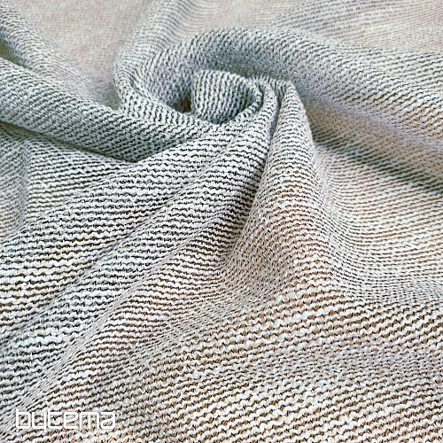 Luksuzna zavesa GERSTER 11882/0870 črno-bela