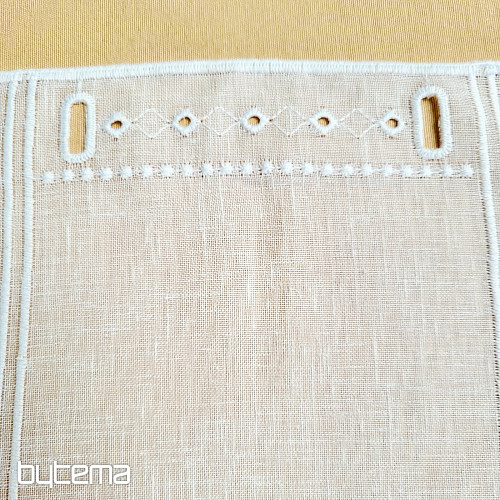 Zavesa za vitraž GERSTER 11884 bela