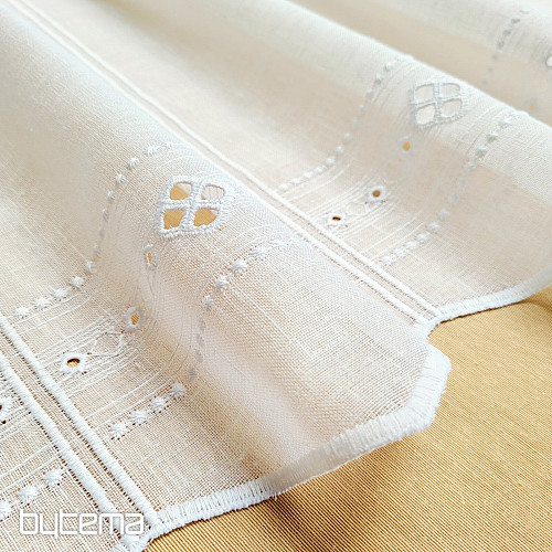 Zavesa za vitraž GERSTER 11884 bela