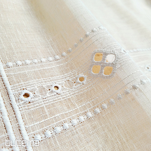 Zavesa za vitraž GERSTER 11884 bela