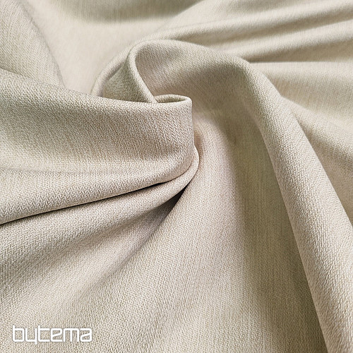 Luksuzna enobarvna dizajnerska dekorativna tkanina GERSTER 7032/0870 BEŽ