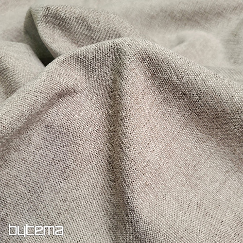 Luksuzna enobarvna dizajnerska dekorativna tkanina GERSTER 77054/0040 SVETLO SIVA