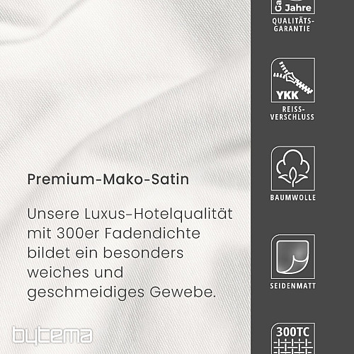 IRISETTE luksuzni bombažni saten TOKIO 8607-80 bež siva