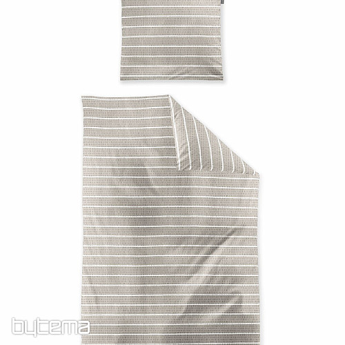 IRISETTE luksuzni mehki krep EASY 8548-80 Črte bež