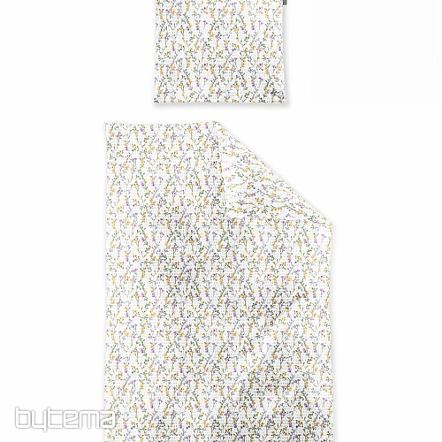 IRISETTE razkošni mehki krep EASY 8665-40 Rumeni cvetovi