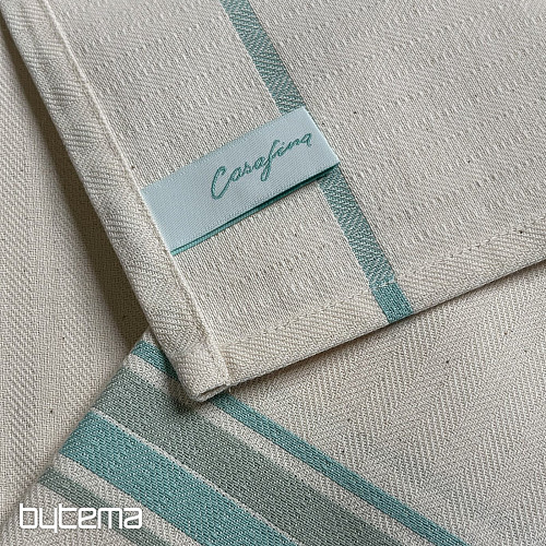 Brisače FRENCH STRIPES AQUA 70x50 2 kosa