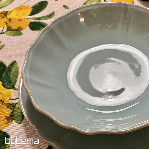 Globok krožnik ALENTEJO 23 cm turkizna