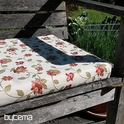 Tkanina za tapiserije LOTOS BORDO kombinacija