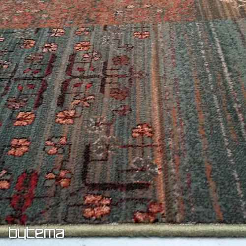 Luksuzne volnene preproge ROYAL PATCHWORK zelena