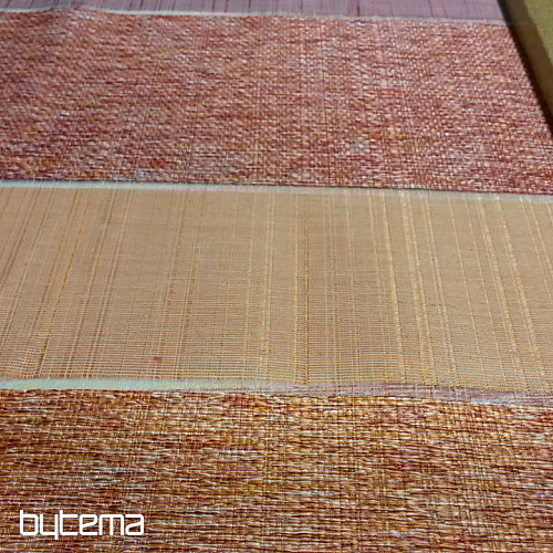 Dekorativna tkanina STRIPES oranžno-rdeča