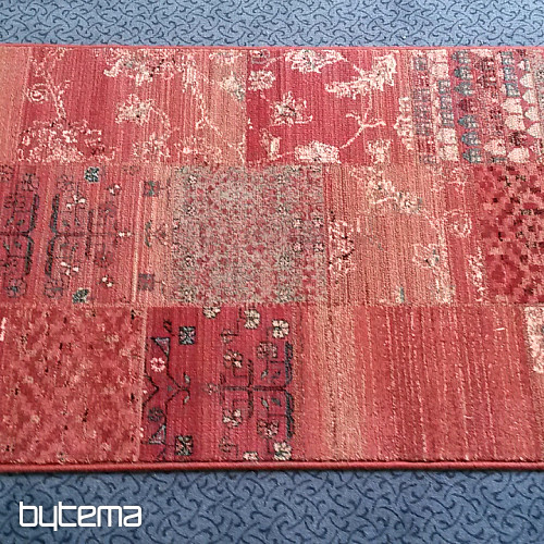 Luksuzen volnen tekač ROYAL PATCHWORK rdeč