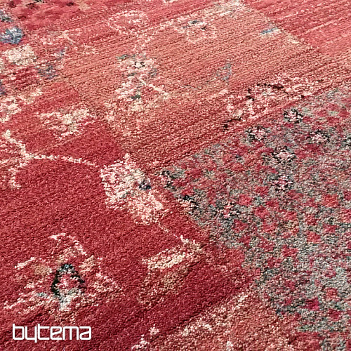 Luksuzen volnen tekač ROYAL PATCHWORK rdeč