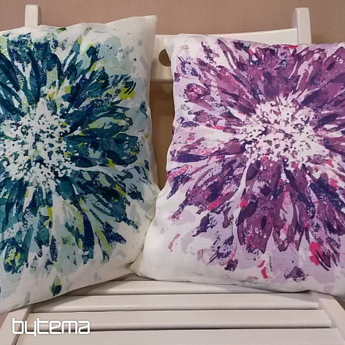 Okrasna prevleka za blazino FLOWER vijolična