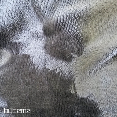 Mikroflanelasta rjuha SLEEP WELL temna. siva