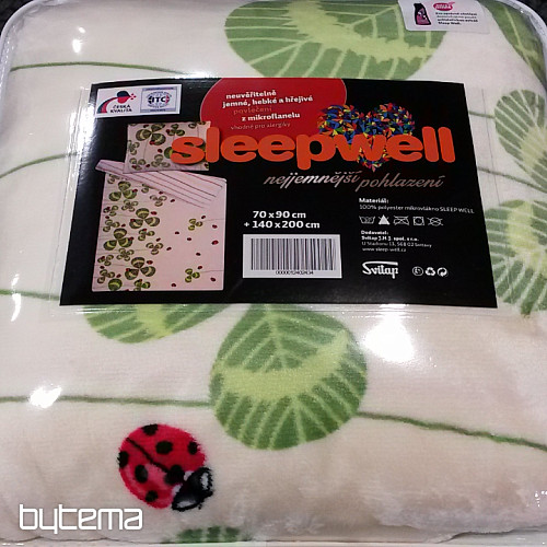 Posteljnina iz mikroflanela Ladybug