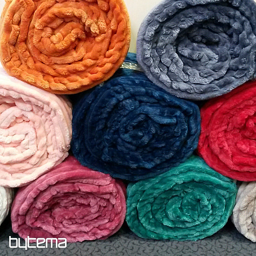 odeja iz mikrovlaken EXTRA MEHKA OVČJA ŽEMLJASTA OBLOGA - lešnikove barve