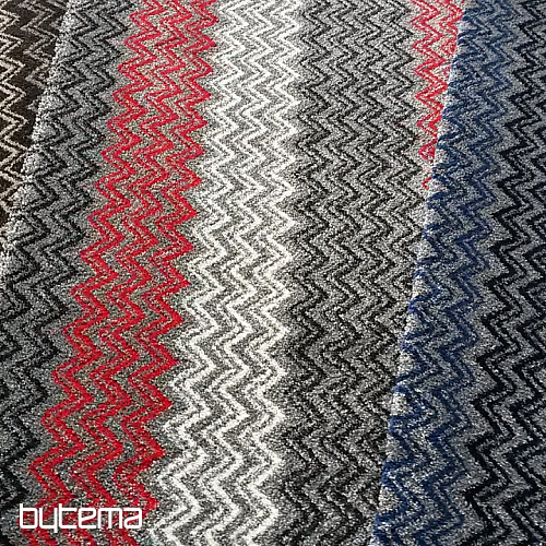 Moderna preproga ZIG ZAG rdeča