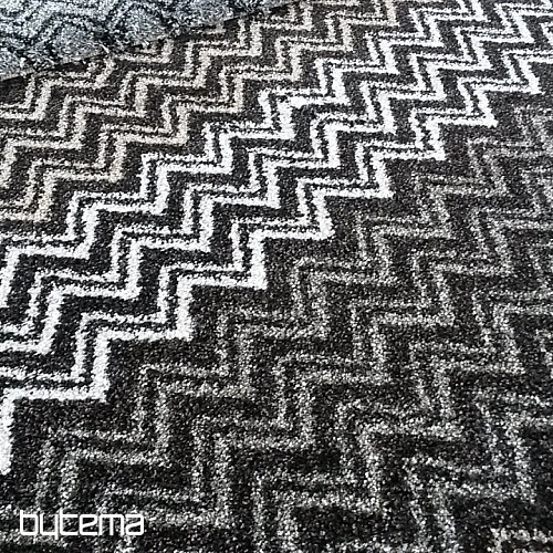Moderna preproga ZIG ZAG rjava